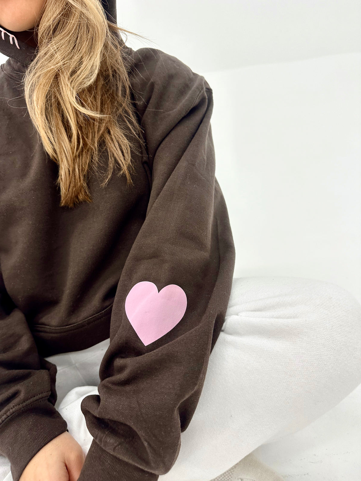 Pink Coast Pink Coast Signature Hoodie ♡ Espresso – Pink Coast Boutique